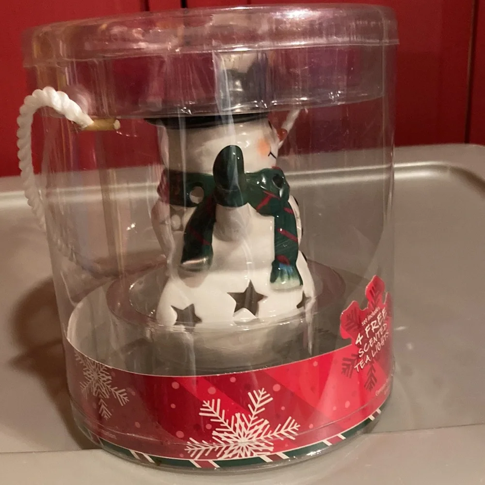 Yankee Candle Snowman Luminary Set